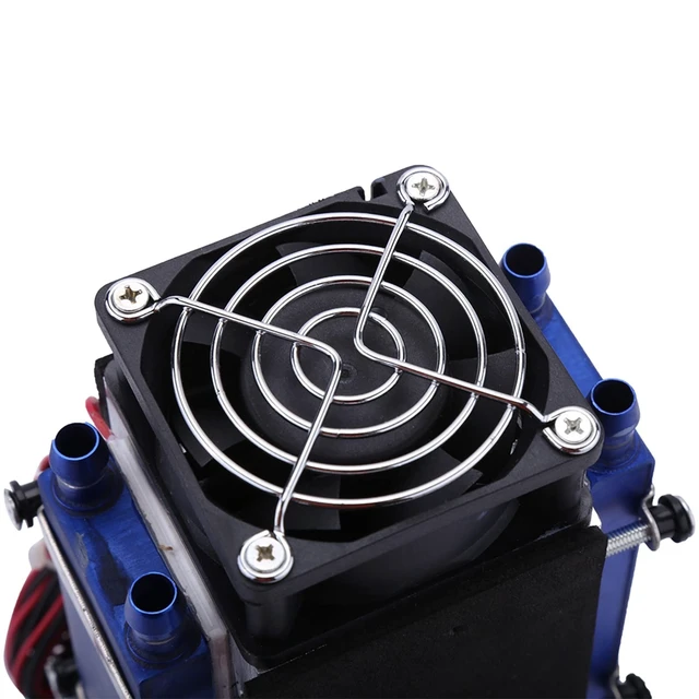 Alt view image 3 of 5 - DIY Thermoelectric Cooler, DIY Thermoelectric Cooler 12V 576W 8 Chip TEC1-12706 DIY Thermoelectric Cooler Air Cooler Watercooled Heat Sink Semiconductor Cooler
