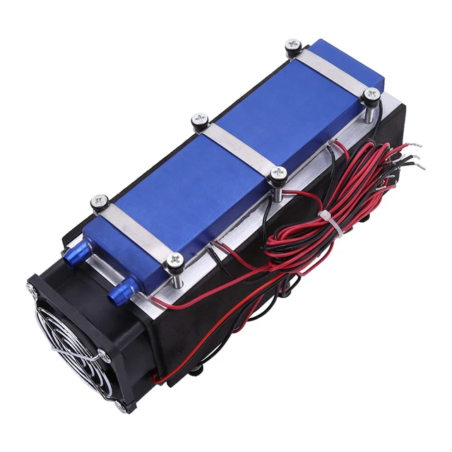 Alt view image 2 of 5 - DIY Thermoelectric Cooler, DIY Thermoelectric Cooler 12V 576W 8 Chip TEC1-12706 DIY Thermoelectric Cooler Air Cooler Watercooled Heat Sink Semiconductor Cooler