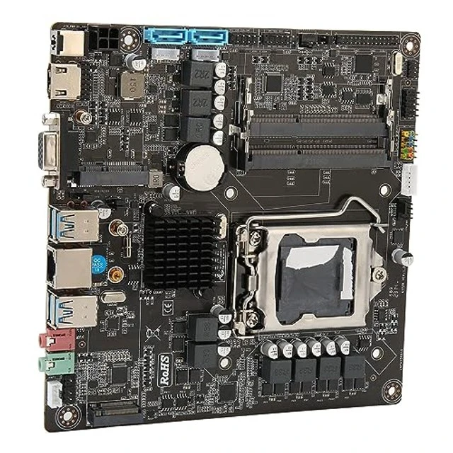 Alt view image 2 of 5 - SUNGOOYUE B250 Micro ITX Motherboard, Dual Channel DDR3 16GB Memory LGA 1151 Socket for 6th 7th 8th 9th Gen CPU, with M.2 PCIE Slot USB 3.0 VGA RJ45 Ports