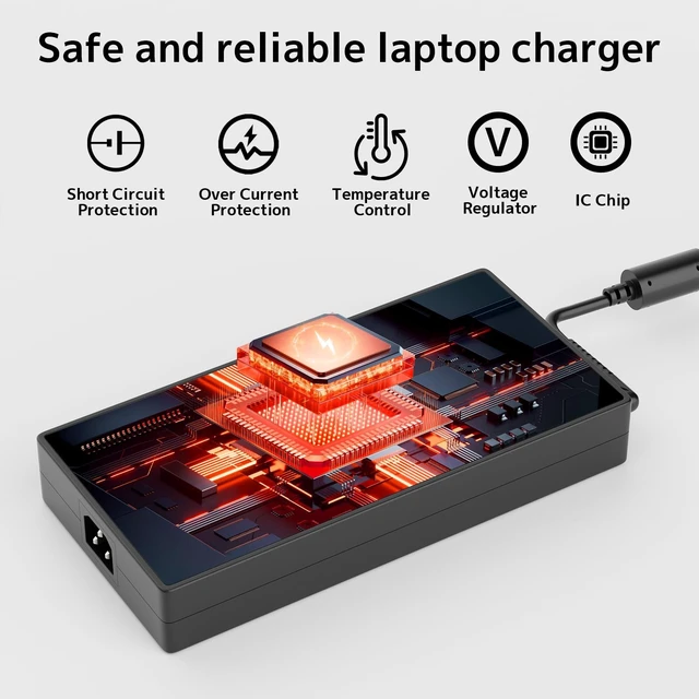 Alt view image 5 of 5 - 300W AC Adapter Charger Fit for Lenovo Legion 7 7i 5i 5 pro ThinkPad Laptop