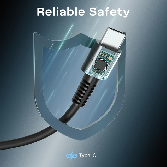 Alt view image 3 of 5 - WZXHU 100W USB C Laptop Charger for Lenovo ThinkPad Yoga ThinkBook