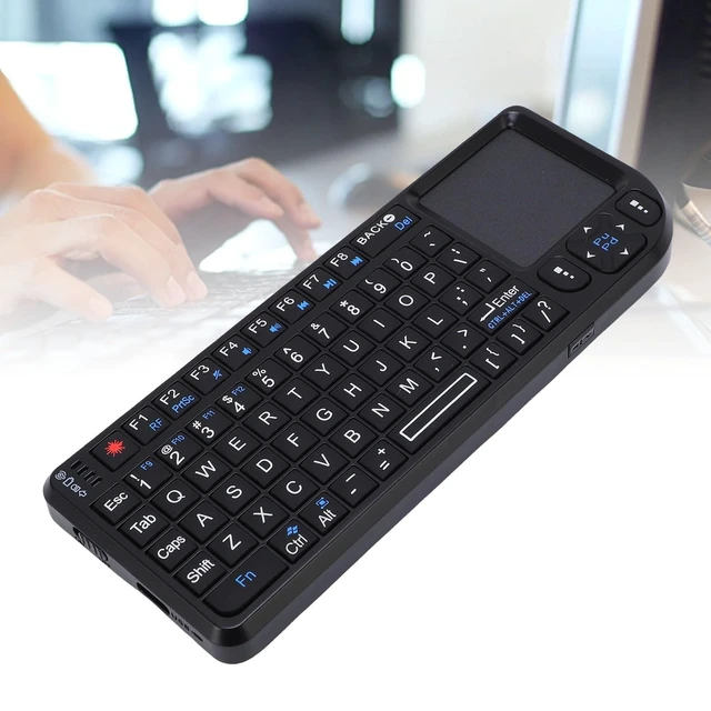 Alt view image 3 of 5 - Tangxi Mini Wireless Keyboard with Touchpad, 2.4G Wireless Backlit Keyboard, 69 Keys & USB C Rechargeable, USB Plug and Play, Portable Touch Keyboards for PC PS Android Linux