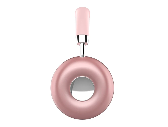 Alt view image 4 of 4 - RCA WAVE-50 Wireless Over-Ear Headphones with Built-in Mic, Voice Assistant & 90 Rotating Ear Cups, Pink