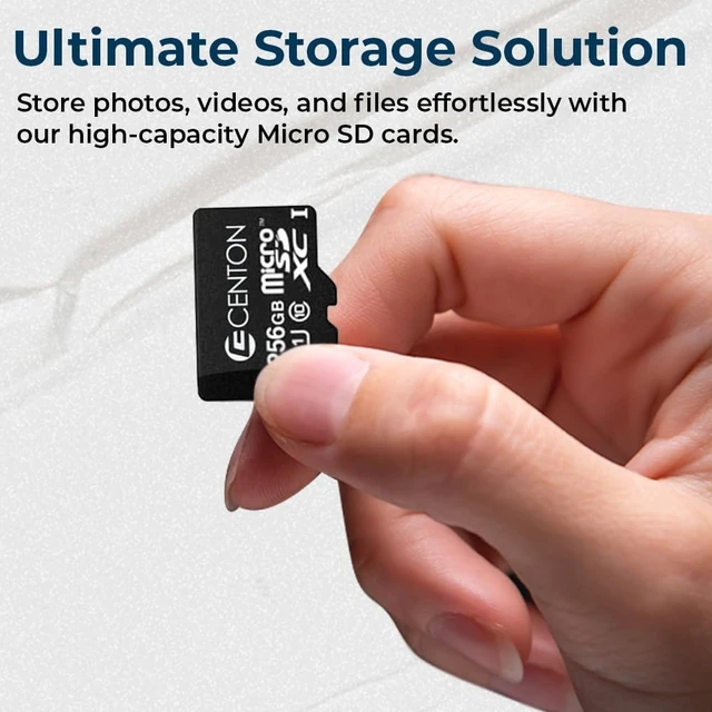 Alt view image 3 of 5 - Centon Electronics Micro SD Card, UHS-I / A1 / V10 / U1 / Class 10 Flash Memory Card for Phones, Tablets, Cameras, and More, 16GB, 3 Pack Bulk