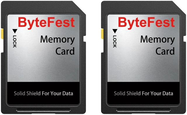 Main image of ByteFest 8GB 2pack Flash Memory Card UHS-I Class 10 U1 V10 FHD Video