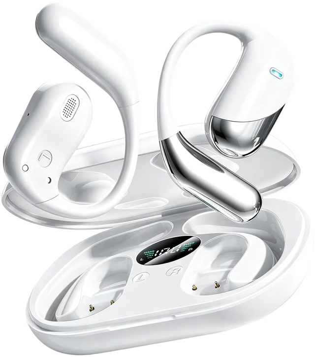 Main image of Open Ear Earbuds, Over Ear Conduction Translation AI Headphone
