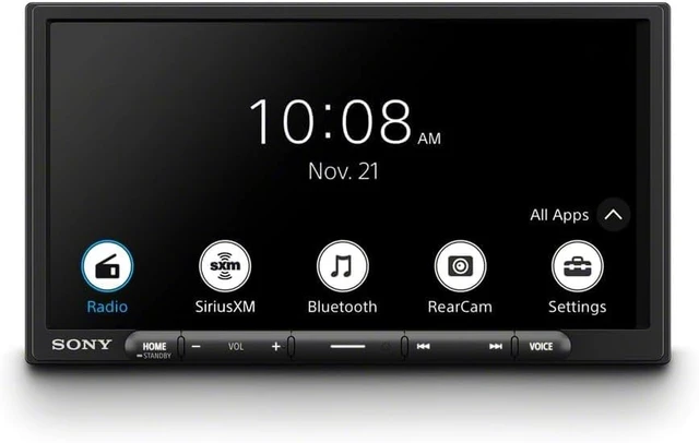 Alt view image 4 of 5 - Sony XAV-AX3700 6.95" Media Receiver with Apple CarPlay, Android Auto, WebLink Cast + Backup Camera Bundle