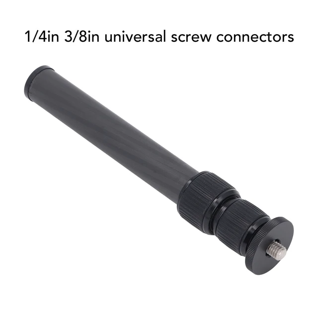 Alt view image 4 of 5 - Camera Monopod, 8.7-17.3in Carbon Fiber Universal Tripod Extension Pole, Tripod Extension Tube with 1/4in Screw, Load 22lbs
