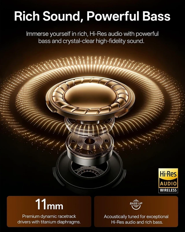 Alt view image 5 of 5 - inscamera Clip On Earbuds, Open Ear Wireless Bluetooth 6.0 Headphones