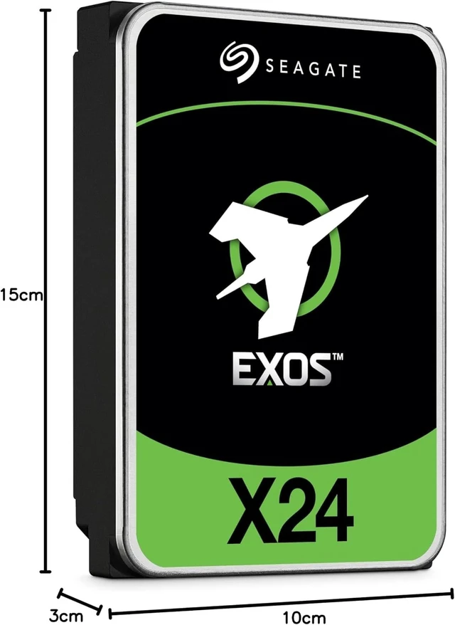 Alt view image 2 of 2 - Seagate Exos X24 16TB Enterprise Internal Hard Drive HDD - 6GB/s SAS 7200RPM 2.5M MTBF (ST16000NM002H)