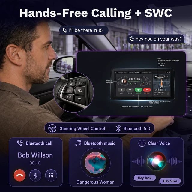 Alt view image 4 of 5 - Upgraded Car Radio for Dodge Ram 1500 2500 3500
