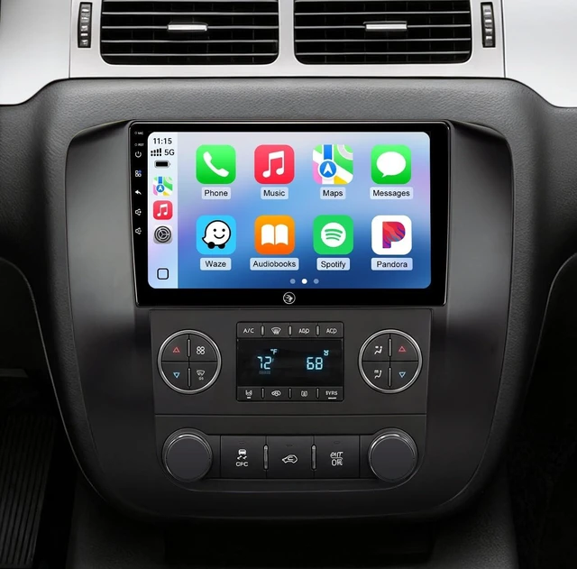Main image of ApexNav CarPlay Radio for Chevy Silverado GMC Sierra Yukon & Tahoe 07-13