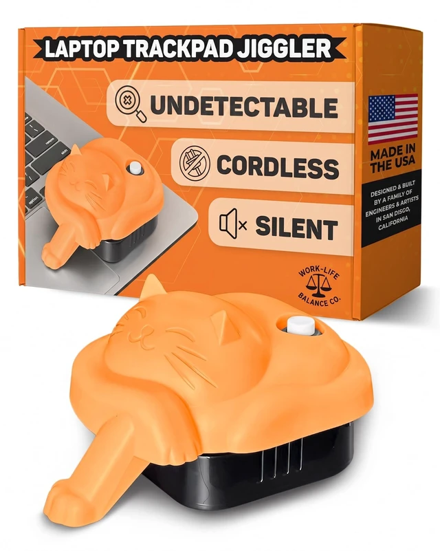 Main image of Trackpad Mouse Jiggler Device, Silent, Cordless Undetectable Mouse Mover