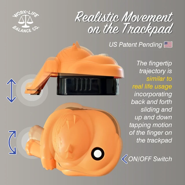 Alt view image 4 of 5 - Trackpad Mouse Jiggler Device, Silent, Cordless Undetectable Mouse Mover