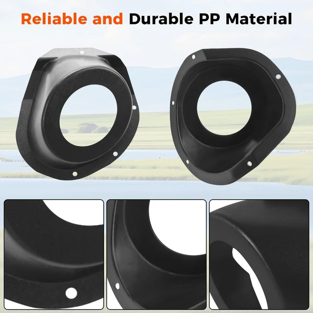 Alt view image 5 of 5 - HugeUTV Under Dash Kick Pods Brackets for Polaris General 1000 EPS (2PCS)