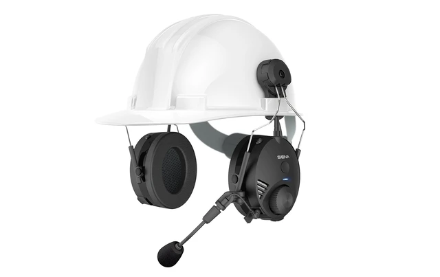 Alt view image 2 of 5 - Sena SenaTufftalk, Over-The-Head Earmuff with Long-Range Bluetooth Intercom Communication