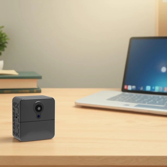 Alt view image 5 of 5 - HUOMOI W6 Mini Wireless WiFi Smart Camera FHD Compact Home Security Remote Indoor IP Camera with Motion Detection, IR Night Vision, Pet & Baby Monitor, Remote Playback via App
