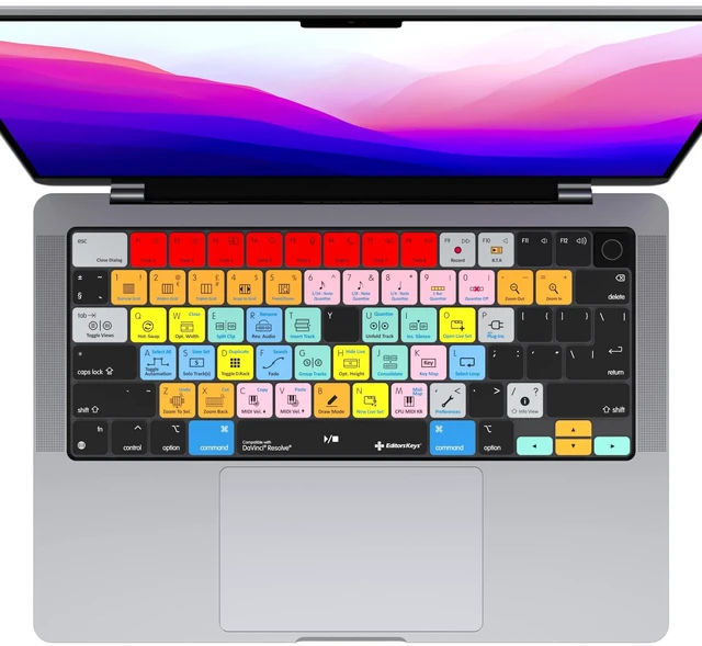 Alt view image 2 of 5 - Ableton Live Keyboard Cover Designed for 14" and 16" MacBook Pro 2021+ MacBook Air - Editors Keys M Series Macs