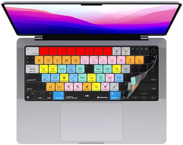Main image of Ableton Live Keyboard Cover Designed for 14" and 16" MacBook Pro 2021+ MacBook Air - Editors Keys M Series Macs