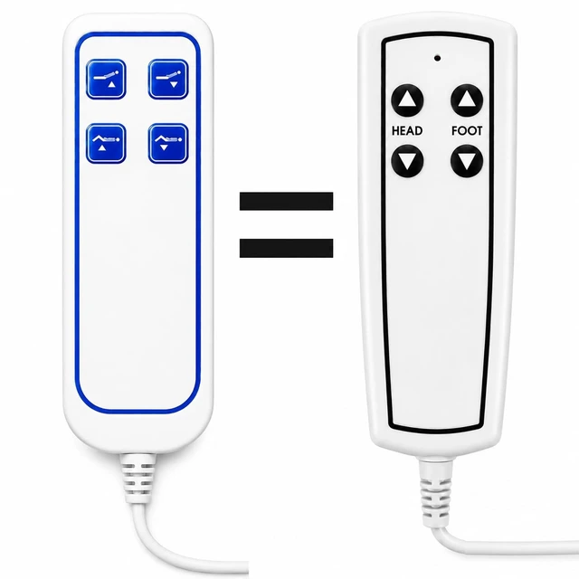 Main image of Replacement Wired Remote Control for Ergomotion Serta Motion Essentials 1st Gen