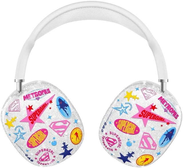 Main image of VELVET CAVIAR Case Cover for AirPods Max 2 & 1 - Cute Protective Headphone Accesssories (Supergirl Krypto Glitter)