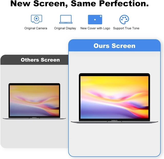 Alt view image 3 of 5 - JYYSCRN A1707 Screen Replacement A1707 LCD for 15 inches MacBook 2016 2017 Year 2560x1600 Replacement LCD Full Assembly for EMC 3072 3162 Silver