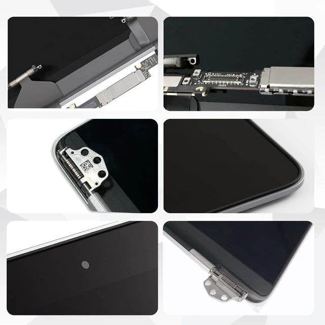 Alt view image 5 of 5 - JYYSCRN A1707 Screen Replacement A1707 LCD for 15 inches MacBook 2016 2017 Year 2560x1600 Replacement LCD Full Assembly for EMC 3072 3162 Silver