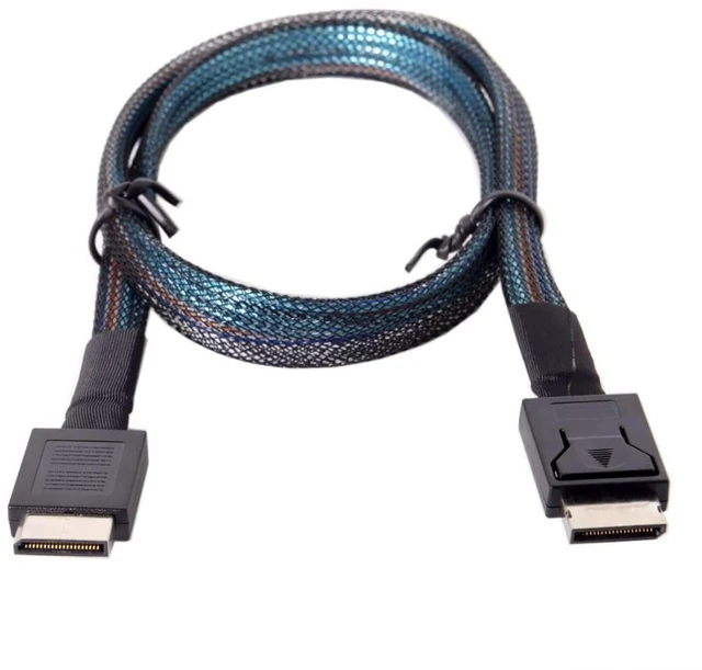 Main image of chenyang 39.37 Inch SFF-8611 Cable,OCuLink PCIe PCI-Express 4.0 SFF-8611 4i Male to Male Data Extension Cable for eGPU External Graphics Card and SSD