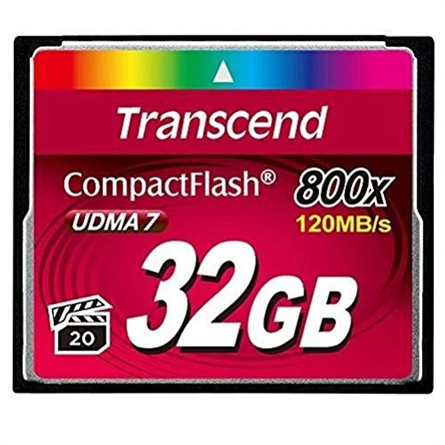 Alt view image 4 of 5 - Transcend 32GB CompactFlash Memory Card 800x (TS32GCF800)