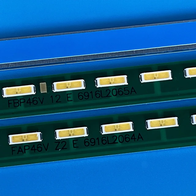 Alt view image 4 of 5 - XIMAIACC 2pcs LED Backlight Strip for LG 65" V15 ART3 FHD 6922L-0153A 65LF6350 65LF6300 65UF675V 65LX540S 65LX341C LC650EUF 65LF6350-UA 65SE3B-B 65SM58 6916L-2064A 6916L-2065A 6916L-2256A 6916L-2257A