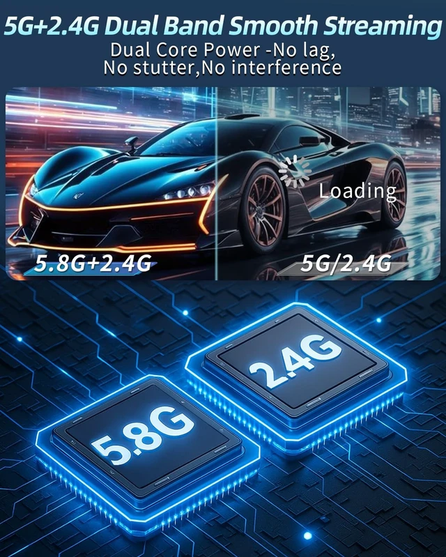 Alt view image 5 of 5 - Wireless HDMI Transmitter and Receiver 328ft/100m Extender 1080P Output