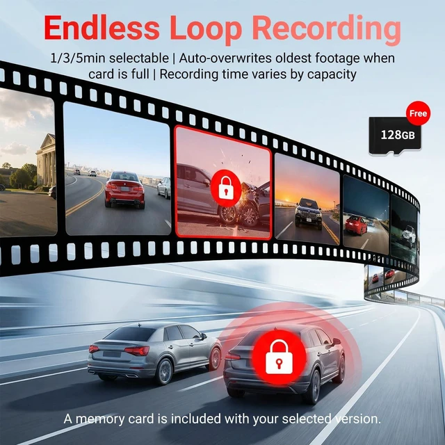 Alt view image 5 of 5 - G11-9 4K Dash Cam for Mercedes-Benz GLE GLS 2019~2025,OEM Factory Look, Plug and Play, UHD 3840P Video, Built-in WiFi & APP,FREE128G,Support 256G