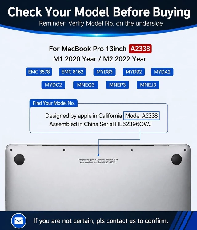 Alt view image 2 of 5 - A2338 Screen Replacement 13.3" for MacBook Pro 2020(M1) 2022(M2) LCD-Silver