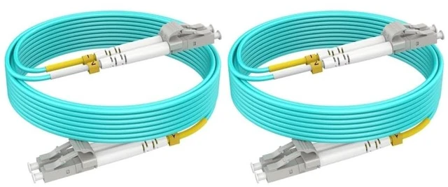 Main image of RamboCables-OM4 Multimode LC to LC Fiber Patch Cable MMF, 200ft/61m, 2Pack