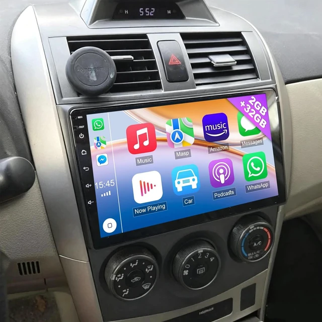 Main image of EWLSAC Android 13 Car Stereo Double Din for Toyot-a Corolla 2009-2013 9 Inch HD Touch Screen Car Audio Multimedia Receiver with Carplay Android Auto GPS Radio Navigation Bluetooth Camera(2G+32G)
