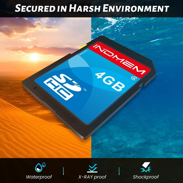 Alt view image 5 of 5 - SD Card 4GB, 8-Pack MLC Flash Memory Cards, High Speed Full HD Video Recording Secure Digital Cards for Camera DSLR Action Cam Camcorder Phone Digital Device