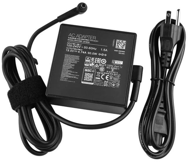 Main image of 90W Charger Compatible with Asus Zenbook Pro 17 UM6702RA 14 UX480FD UX450FDA UX450FD 15 UX533F UX533FD Vivobook S 16 Flip TP3604VA TP3604 S 15 OLED K5504VN K5504VA K5504 S 14 OLED K5404VA K5404
