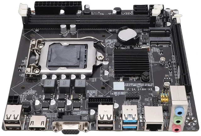 Alt view image 4 of 5 - LICAEVEY DDR3 Mini ITX Gaming Main Board with Dual Channel Memory Slot, Supports Core I3 I5 I7 for Serious
