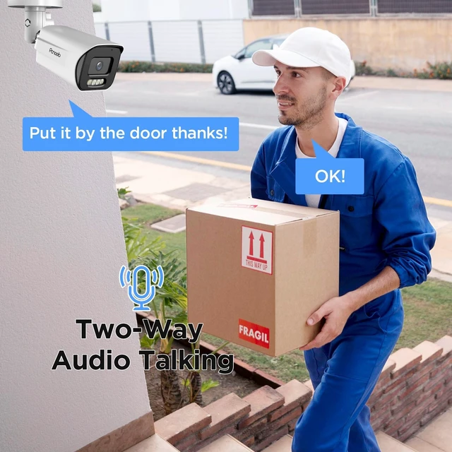 Alt view image 4 of 5 - PANOOB 5MP Wired HD Video Security IP Bullet PoE IP Camera, PB65-5MDL