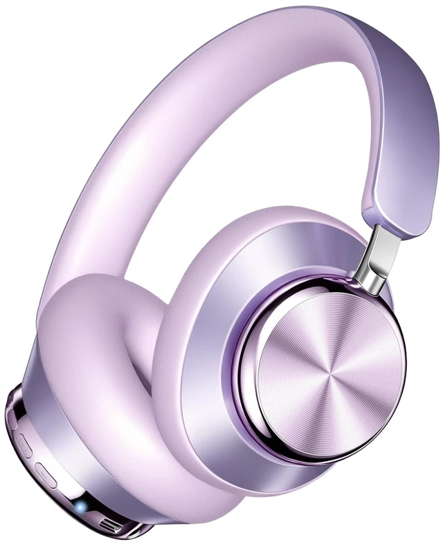 Main image of Wentronic Y03 Bluetooth Headphones Wireless Active Noise Cancelling Over Ear Headphones 48 Hours Playtime High Sound Quality 6 EQ Music Mode Headphones with Soft Ear Cushion - Purple