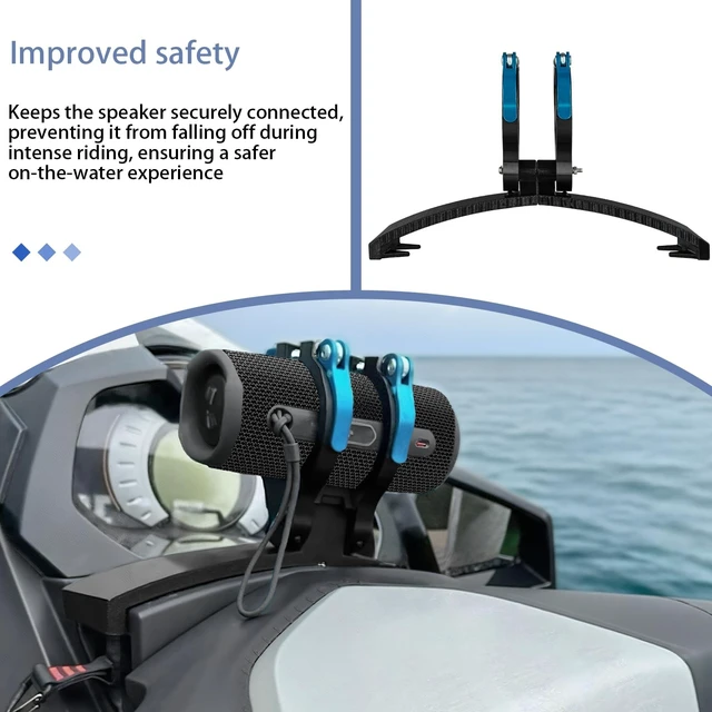 Alt view image 5 of 5 - Compatible with JBL Speakers&Sea-Doo GTI(2011-2019) Bluetooth Speaker Mount