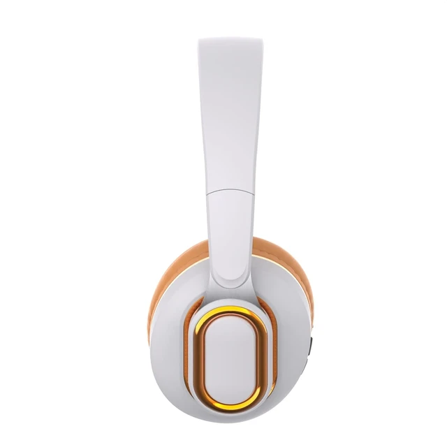 Alt view image 4 of 5 - KUUCAT H7 Foldable Over-the-Ear Wireless Headphones Bluetooth(Off White)