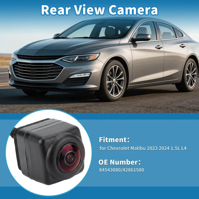 Alt view image 2 of 5 - A ABSOPRO Rear View Camera for Chevrolet Malibu 2023 2024 1.5L L4 84543080