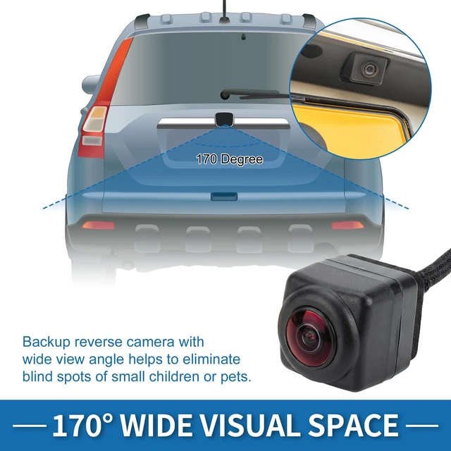 Alt view image 3 of 5 - A ABSOPRO Rear View Camera for Chevrolet Malibu 2023 2024 1.5L L4 84543080