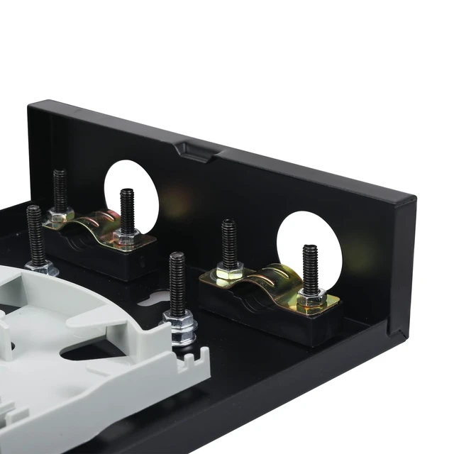 Alt view image 5 of 5 - Duogalia 3-Pack SC-APC 6 Simplex 6 Port Wall Mount Fiber Enclosure with Splice Tray Singlemode SC-APC Kit (Includes 1.2 Meter Pigtail and Fiber Coupler)