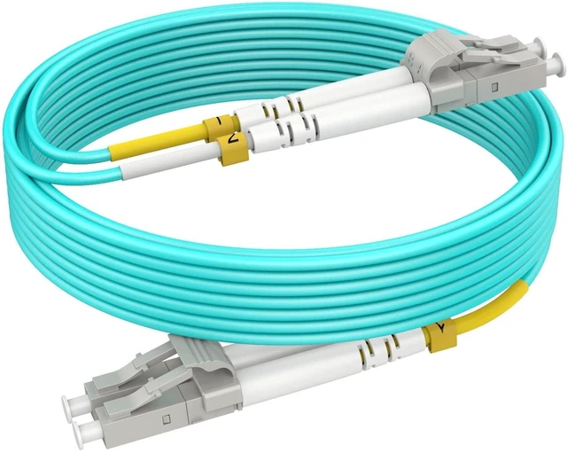 Main image of RamboCables-OM4 LC LC Fiber Patch Cables MMF Multimode, 600ft/183m