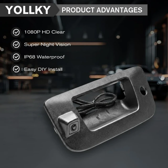 Alt view image 3 of 5 - Tailgate Handle Backup Camera 22755304 for Sierra Silverado