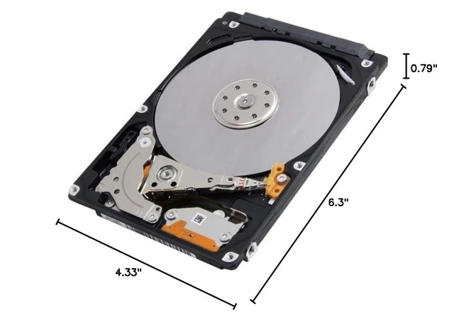 Alt view image 2 of 2 - MQ04ABF100 Toshiba 1TB/1000GB 5400rpm Sata 7mm 2.5" Hard Drive 128mb, 6 Gbit/s.