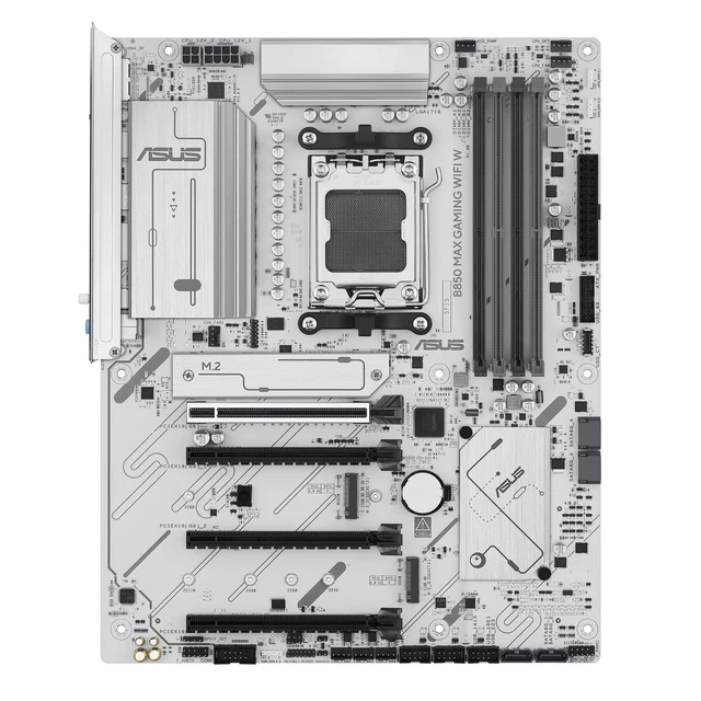 Alt view image 2 of 5 - ASUS B850 MAX Gaming WiFi W Motherboard Socket AMD AM5