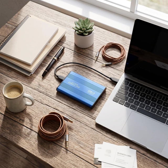 Alt view image 2 of 5 - POCREATION 1Tb External Hard Drive External Hard Drive 2.5In Usb3.0 to Enclosure, Portable Exrnal Hard Dries 1Tb 2Tb, 1T Hard Drie Exrnal